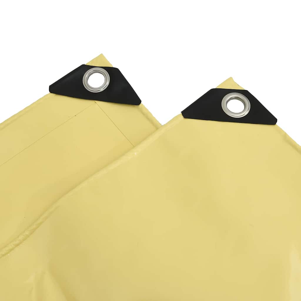 vidaXL Τέντα 650g / m² Μπεζ 3,5 x 5 m Καμβάς με επικάλυψη PVC