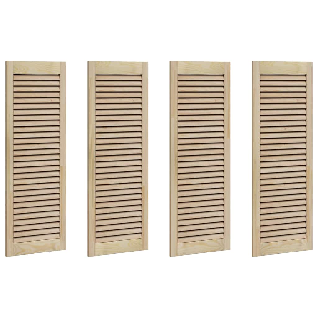 vidaXL Πόρτα Ντουλάπας με πόρτα 4 pcs Φυσικό 140.5 x 2.1 x 49.5 cm
