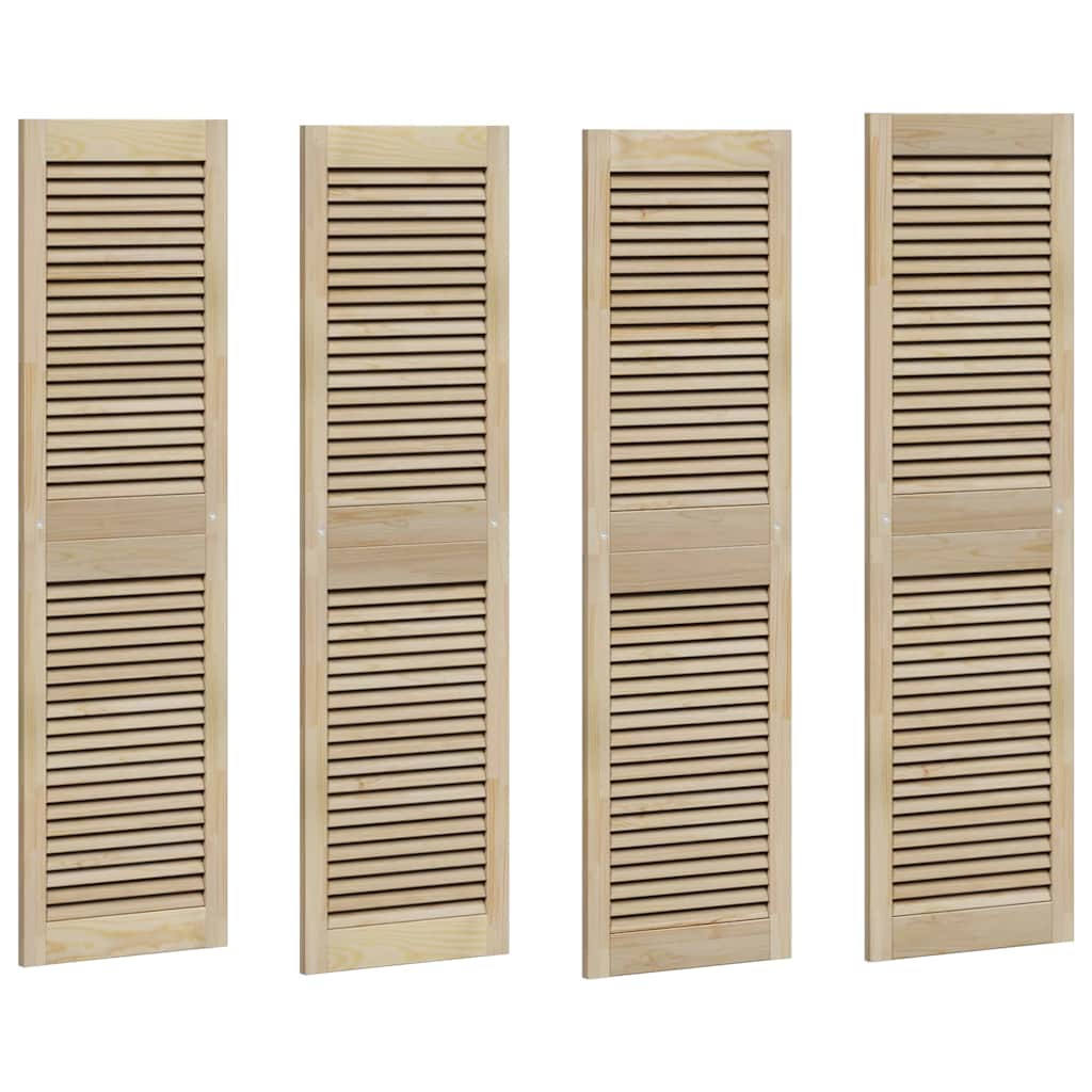 vidaXL Πόρτα Ντουλάπας με πόρτα 4 pcs Φυσικό 140.5 x 2.1 x 49.5 cm