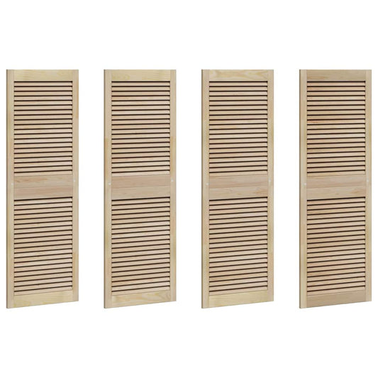 vidaXL Πόρτα Ντουλάπας με πόρτα 4 pcs Φυσικό 140.5 x 2.1 x 49.5 cm