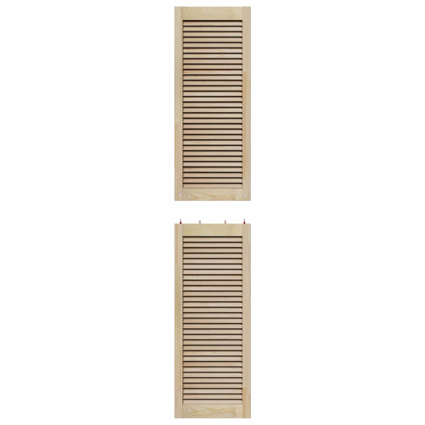 vidaXL Πόρτα Ντουλάπας με πόρτα 4 pcs Φυσικό 140.5 x 2 x 59.5 εκ