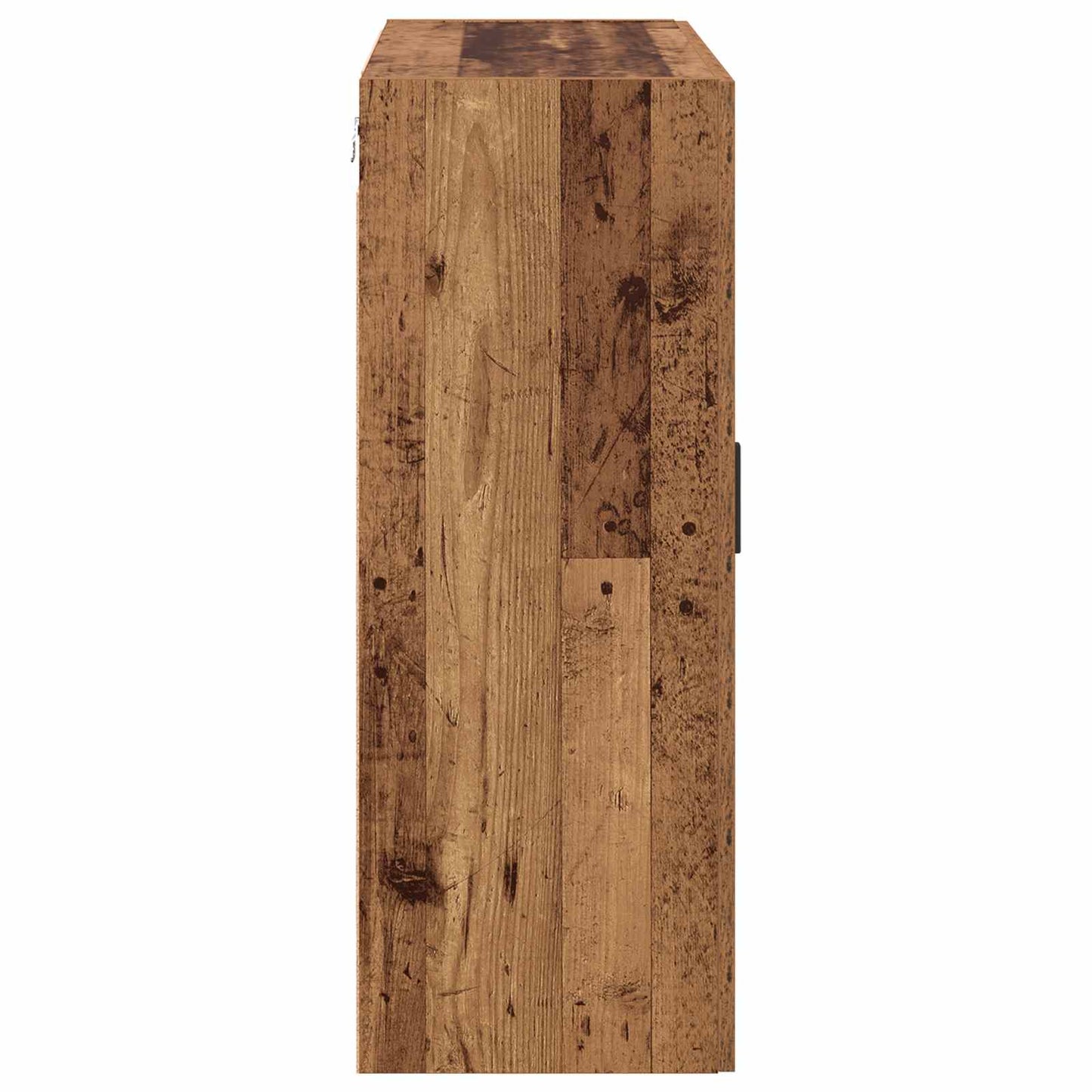 vidaXL Τοίχου Ντουλάπα Επιτοίχιο 2 pcs Παλιό ξύλο 69,5 x 34 x 90 εκ.
