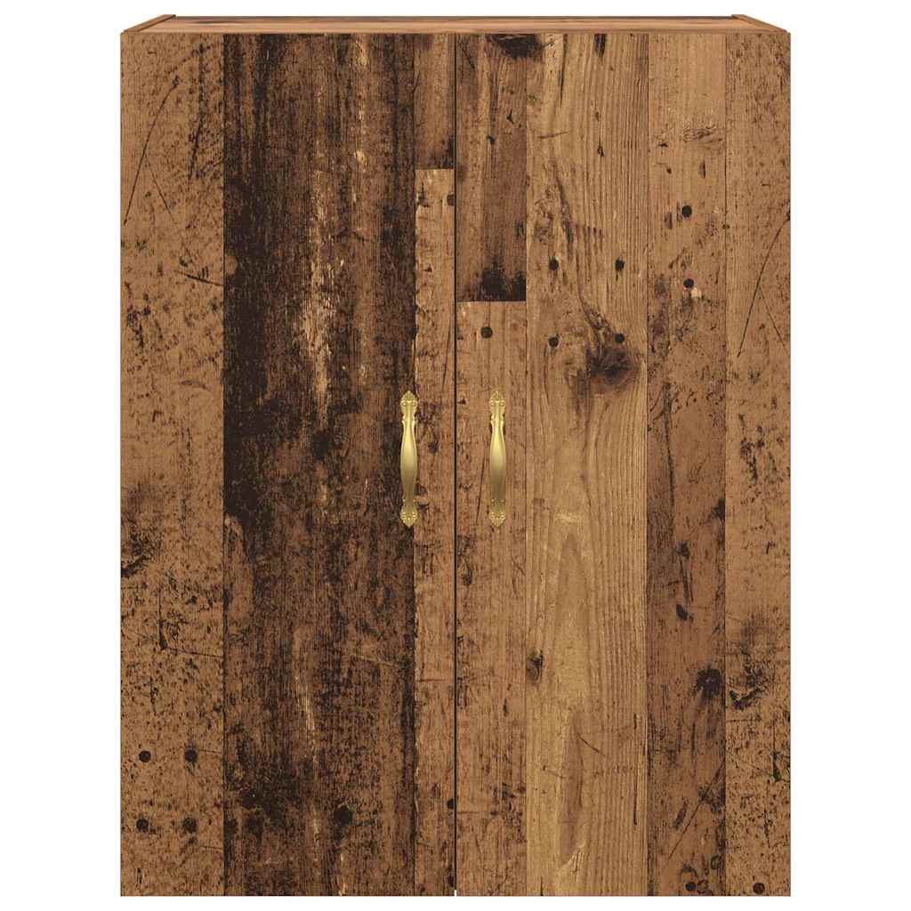 vidaXL Ντουλάπια Τοίχου 2 pcs Παλαιό ξύλο 69.5 x 34 x 90 εκ.