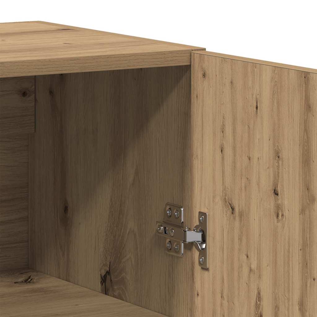 vidaXL Highboard 2 pcs artisan δρυς Επεξεργασμένο ξύλο