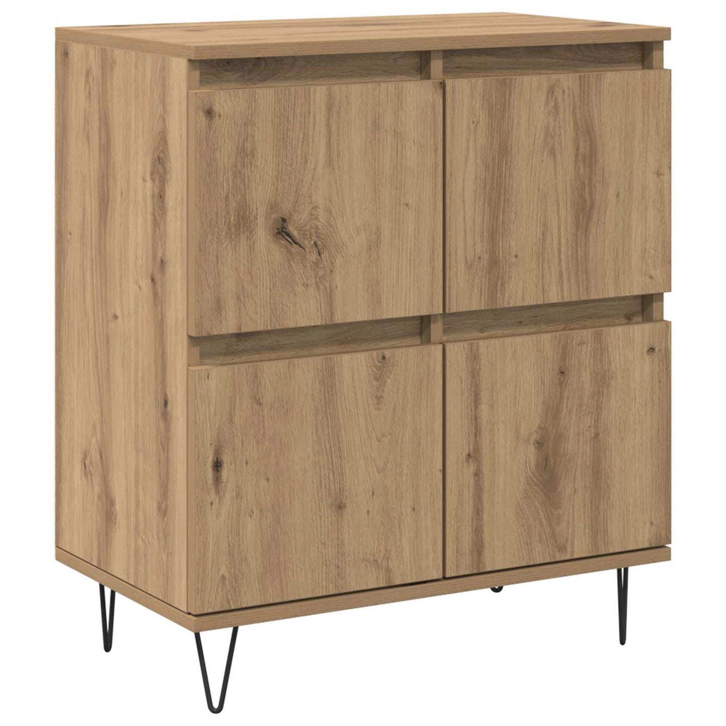 vidaXL Παραδοσιακά Πλευρικά Έπιπλα 3 pcs Artisan Oak