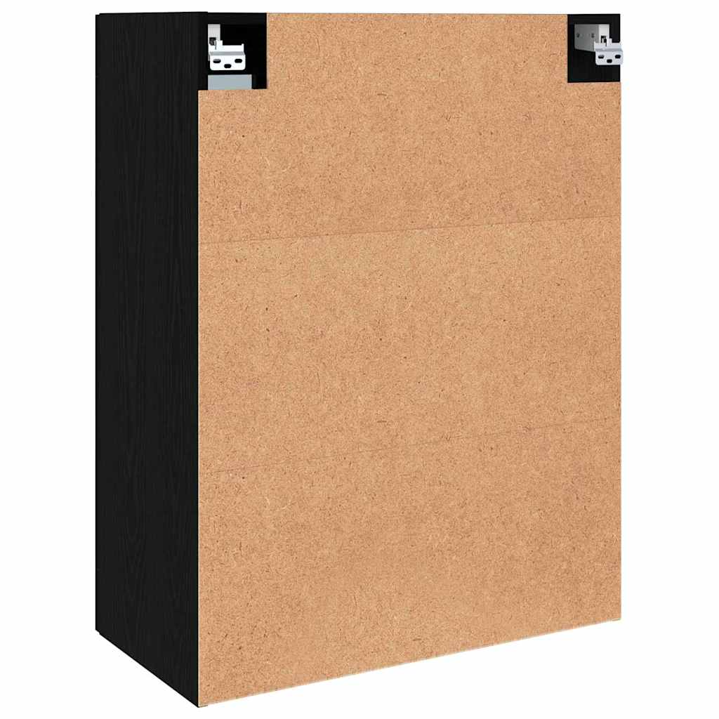 vidaXL Ντουλάπια Τοίχου 2 pcs Μαύρη δρυς 69.5 x 34 x 90 εκ.