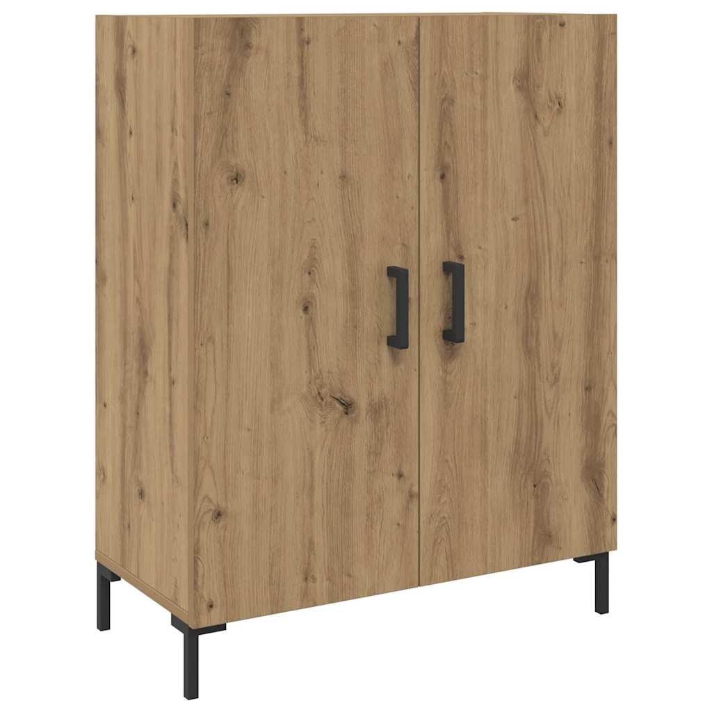 vidaXL Highboard artisan δρυς 69.5 x 34 x 180 εκ. Επεξεργασμένο ξύλο