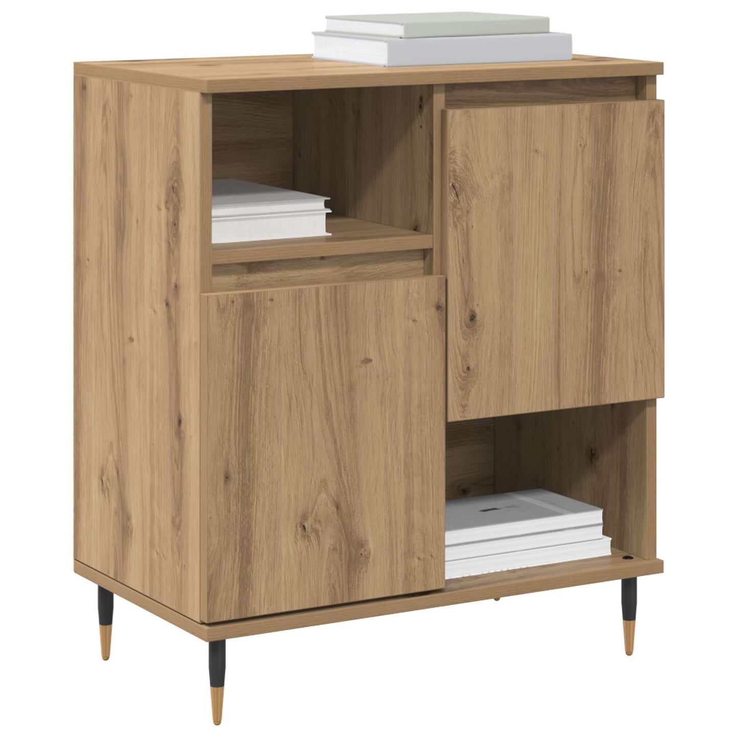 vidaXL Παραδοσιακά Πλευρικά Έπιπλα 3 pcs Artisan Oak