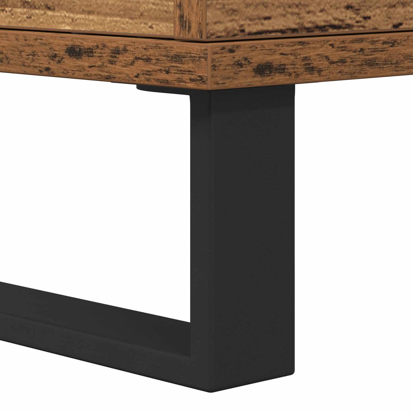 vidaXL Πλαϊνό γραφείο 2 pcs Παλιό ξύλο 60 x 35 x 70 cm
