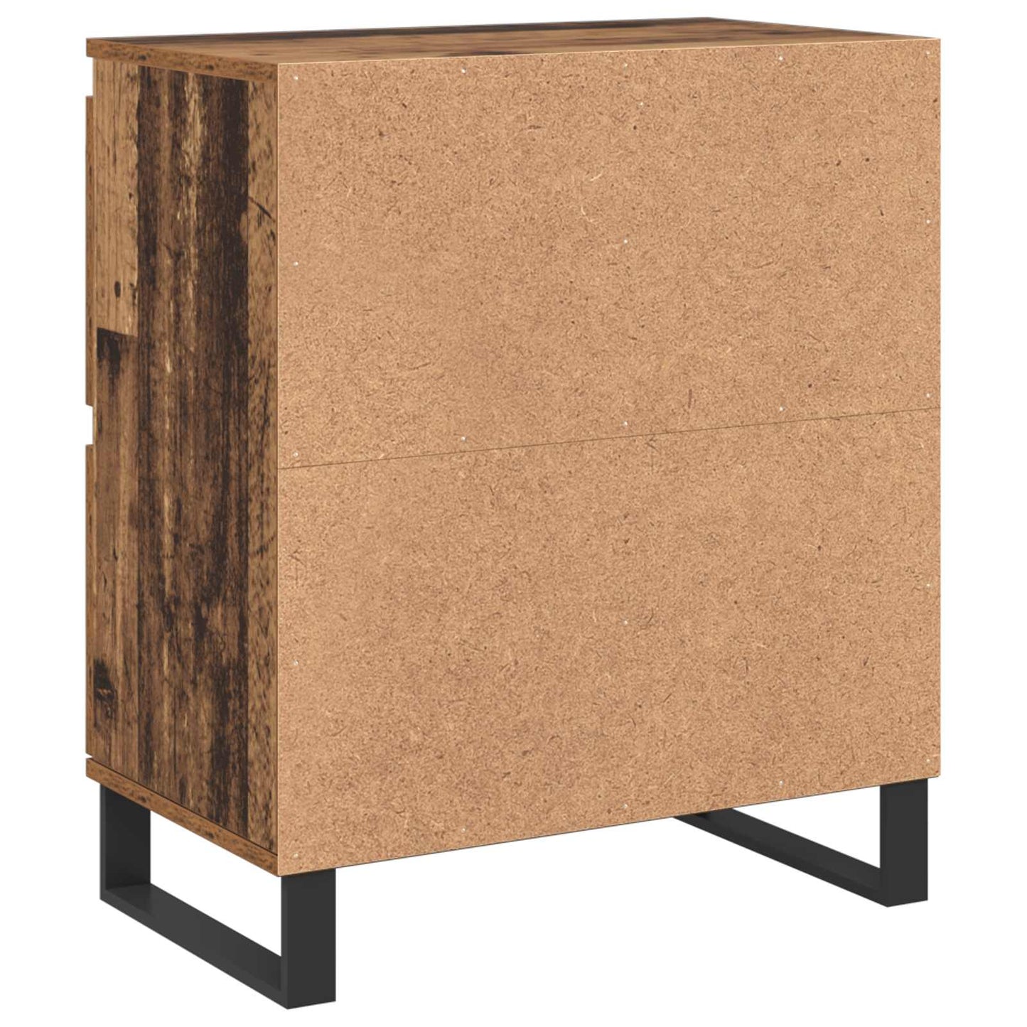 vidaXL Πλαϊνό γραφείο 2 pcs Παλιό ξύλο 60 x 35 x 70 cm