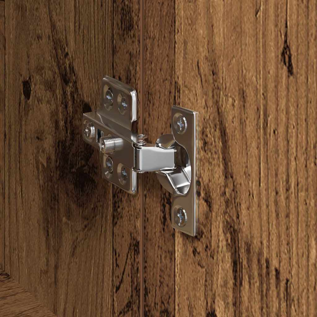 vidaXL Παραδοσιακά Πλευρικά Έπιπλα 2 pcs Παλαιό ξύλο 120 x 35 x 70 εκ