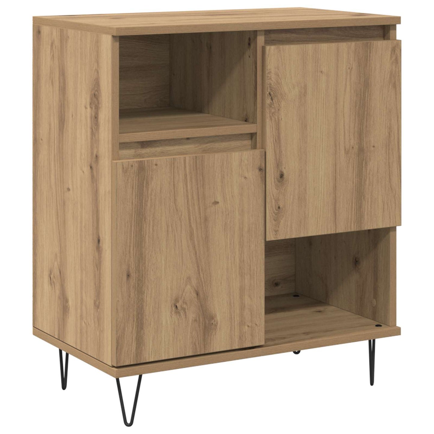 vidaXL Πλαϊνό γραφείο 2 pcs Artisan Oak 60 x 35 x 70 cm