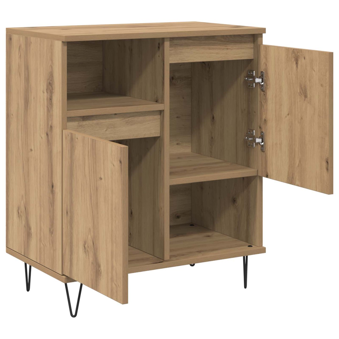 vidaXL Πλαϊνό γραφείο 2 pcs Artisan Oak 60 x 35 x 70 cm
