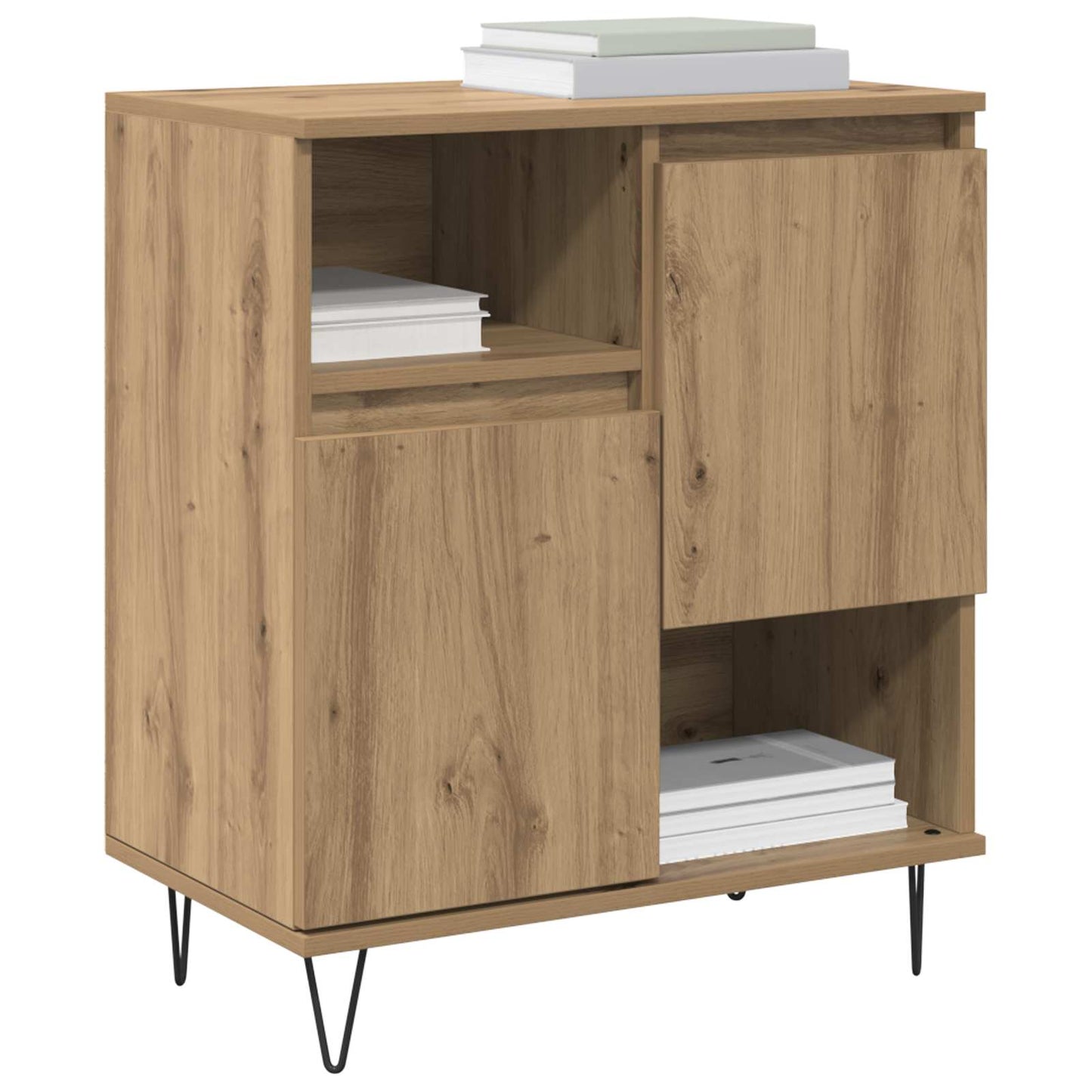 vidaXL Πλαϊνό γραφείο 2 pcs Artisan Oak 60 x 35 x 70 cm