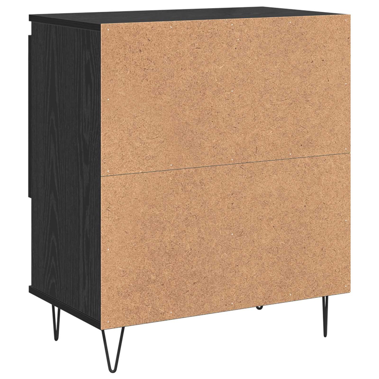 vidaXL Πλαϊνό γραφείο 2 pcs Μαύρη Οξυά 60 x 35 x 70 cm