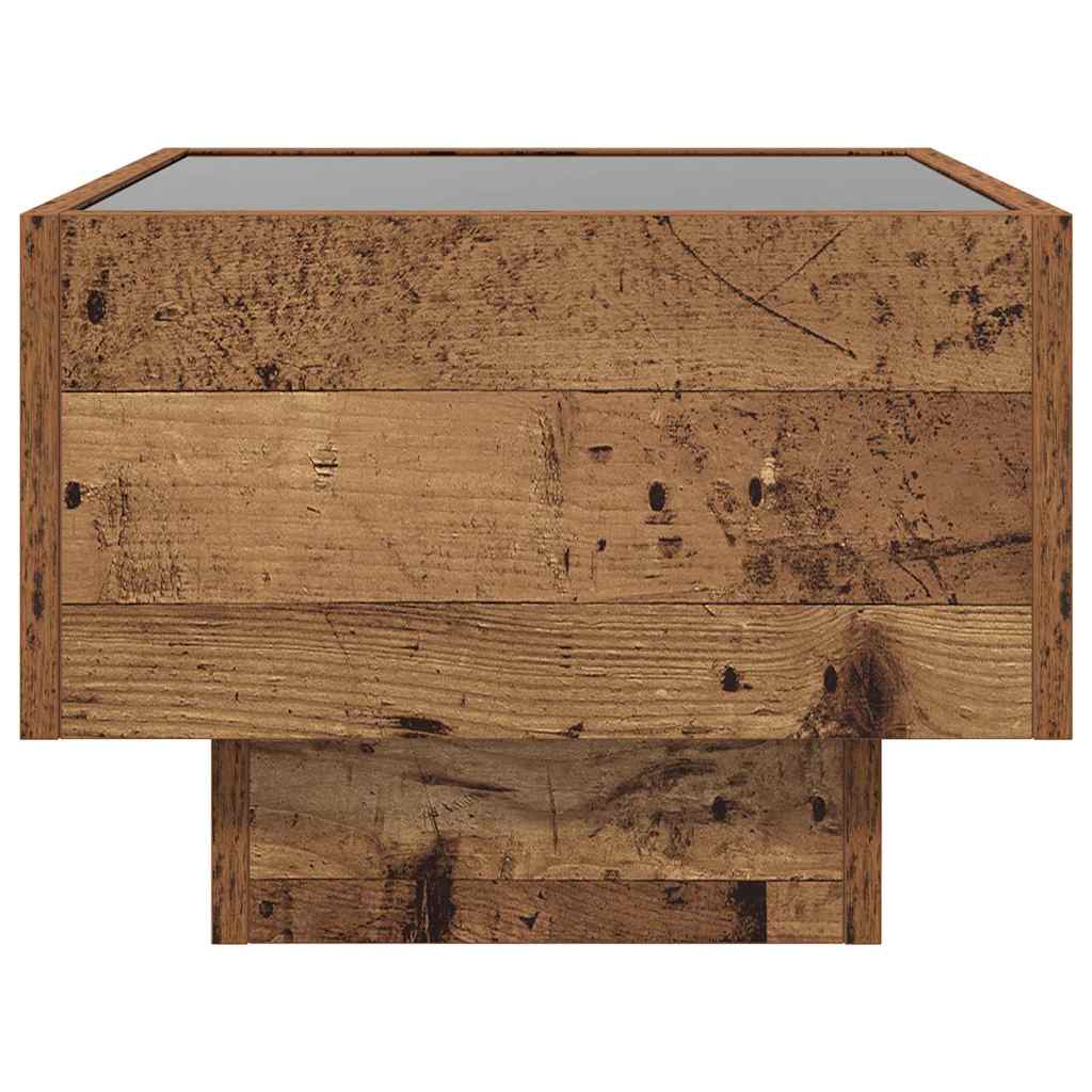 vidaXL Τραπεζάκι σαλονιού Παλιό ξύλο 40 x 40 x 30 cm