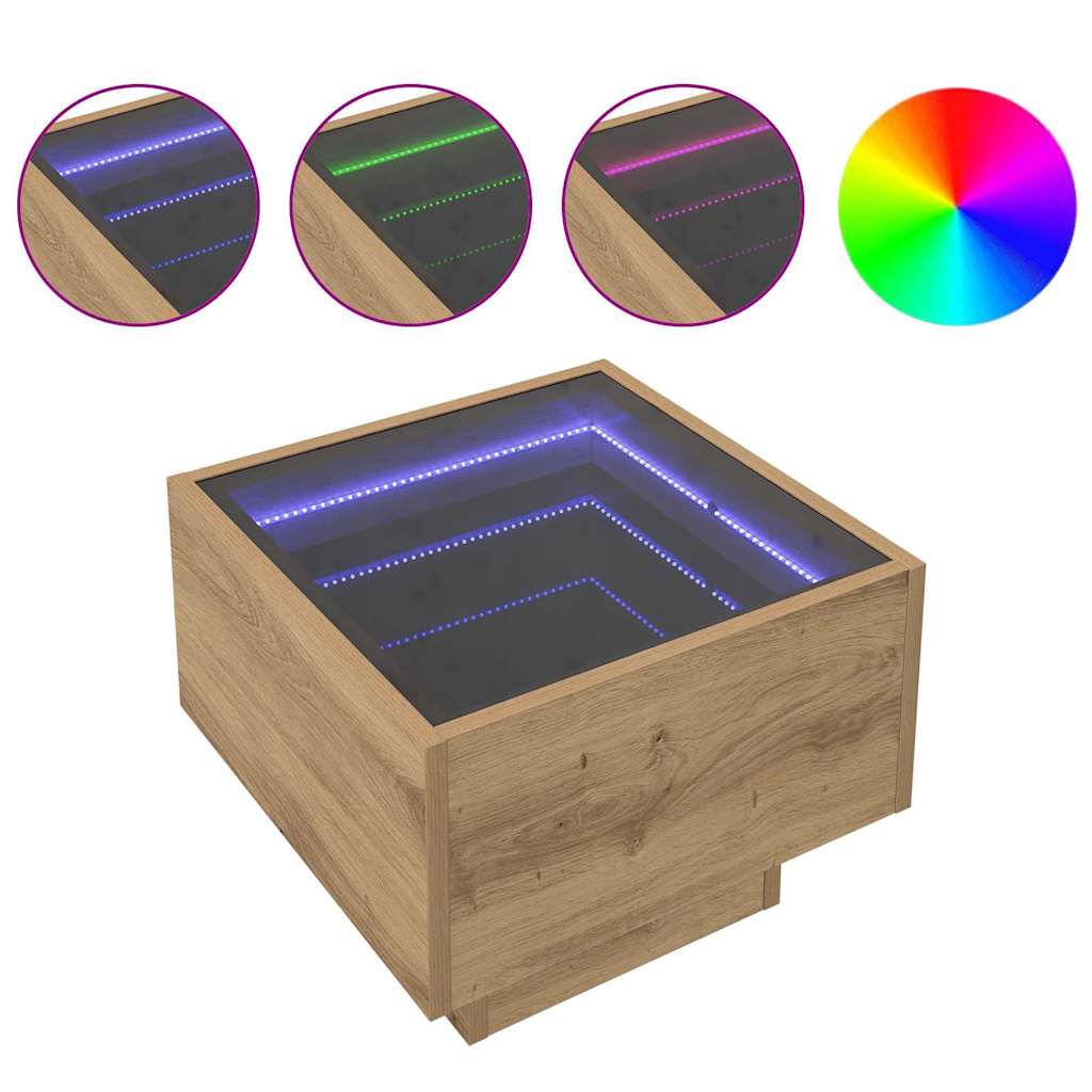 vidaXL Ντουλάπι αποθήκευσης artisan δρυς 40 x 40 x 30 cm