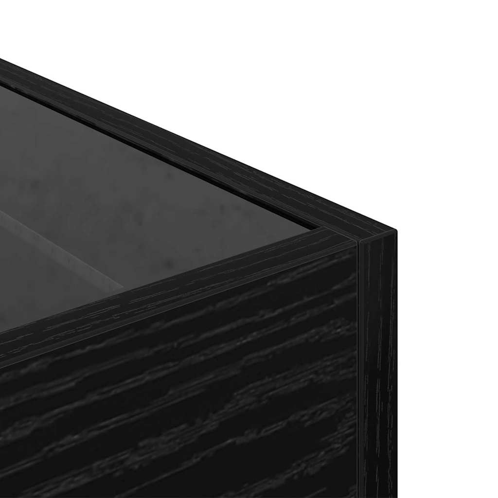 vidaXL Ντουλάπι αποθήκευσης Μαύρη δρυς 40 x 40 x 30 cm