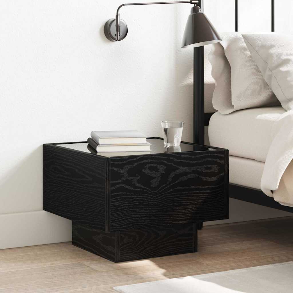 vidaXL Ντουλάπι αποθήκευσης Μαύρη δρυς 40 x 40 x 30 cm