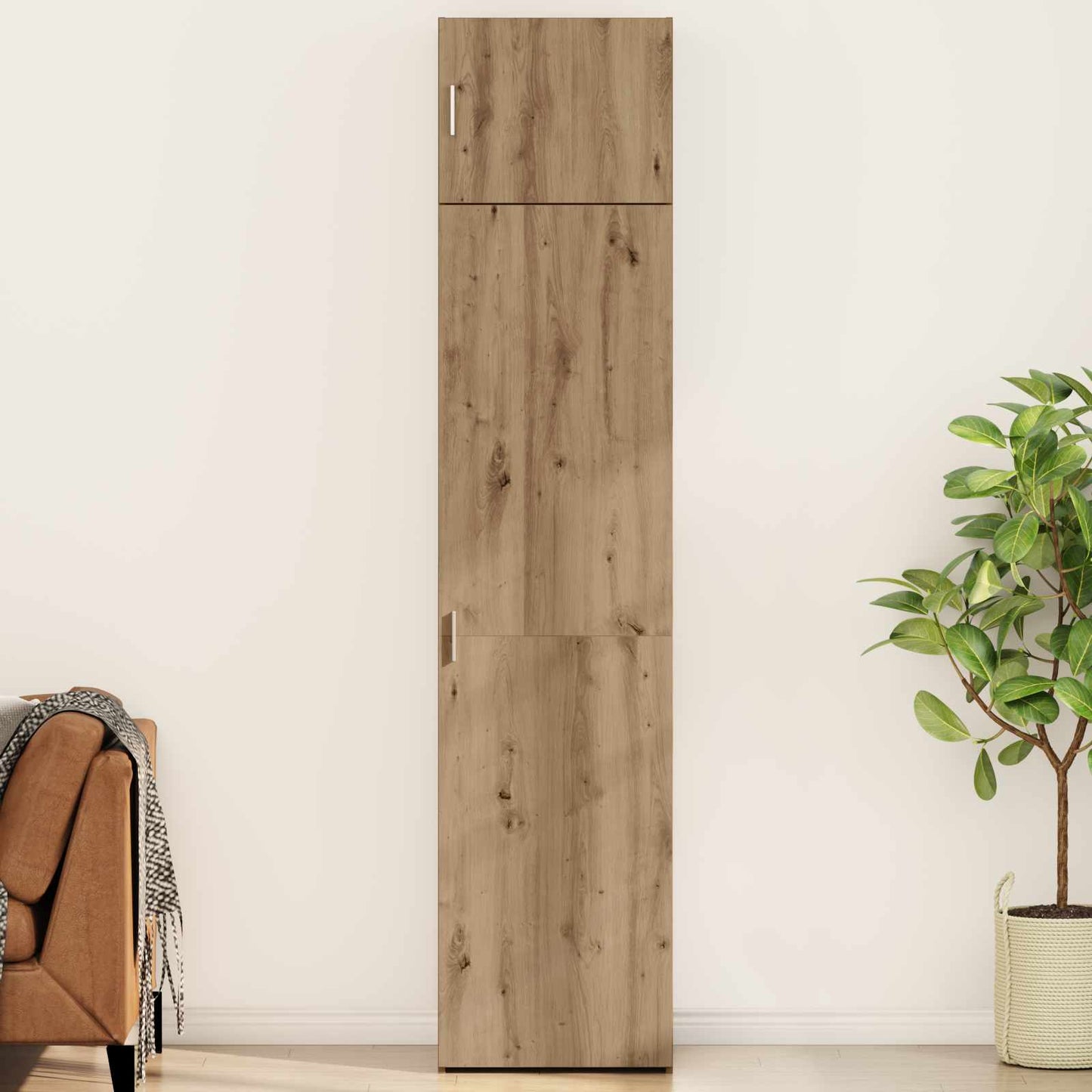 vidaXL Πλαϊνό γραφείο 3 pcs Artisan Oak