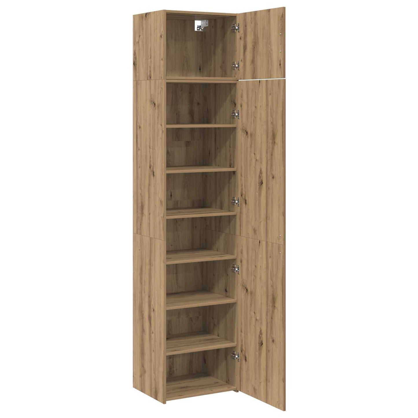 vidaXL Πλαϊνό γραφείο 3 pcs Artisan Oak