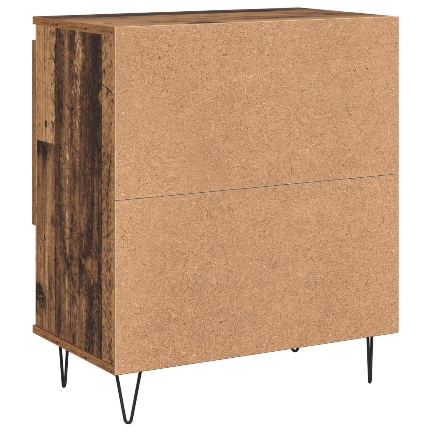 vidaXL Πλαϊνό γραφείο 3 pcs Παλιό ξύλο 60 x 35 x 70 cm