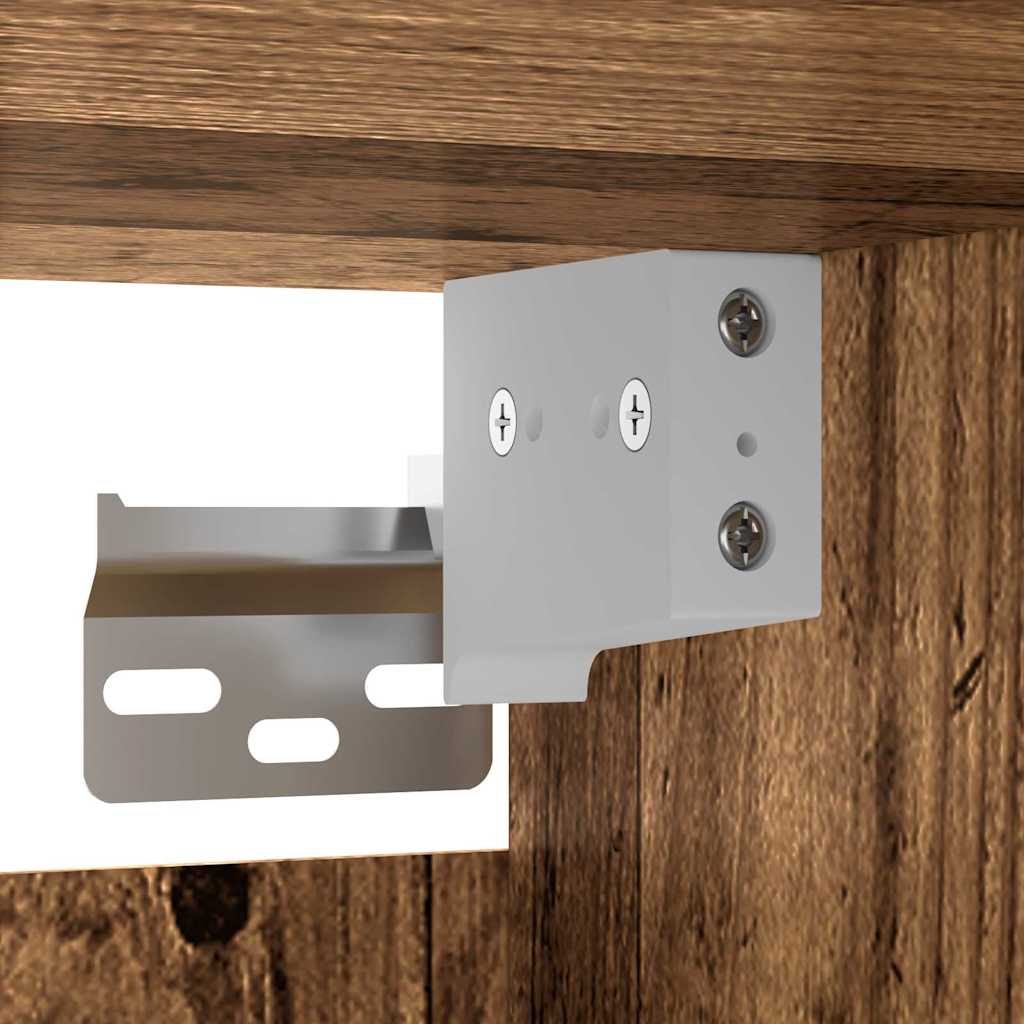 vidaXL Δίδυμα Ντουλάπια Τοίχου από Ξύλο Παλιού Στυλ 69.5x34x90 cm