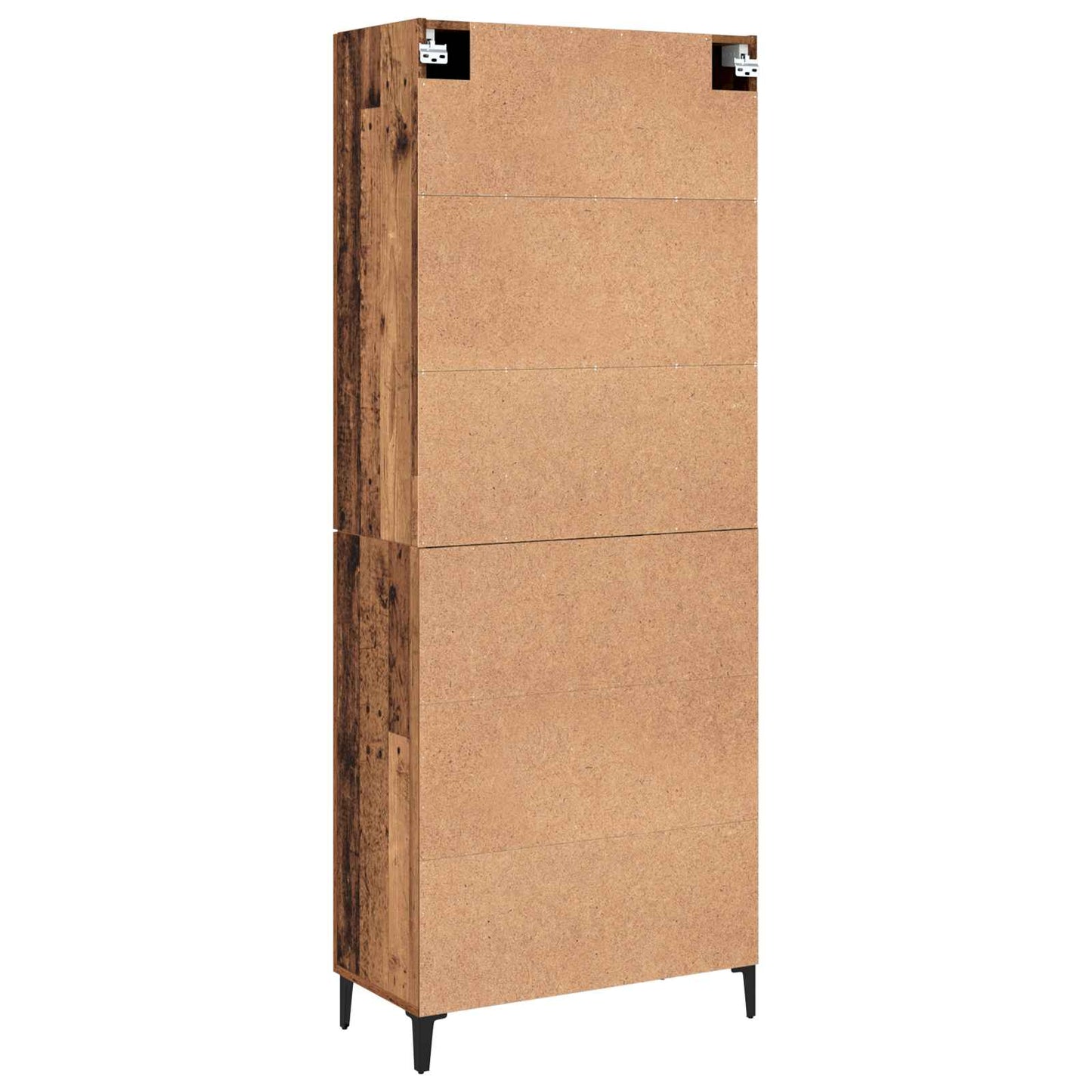 vidaXL Highboard 2 pcs Παλαιό ξύλο Επεξεργασμένο ξύλο