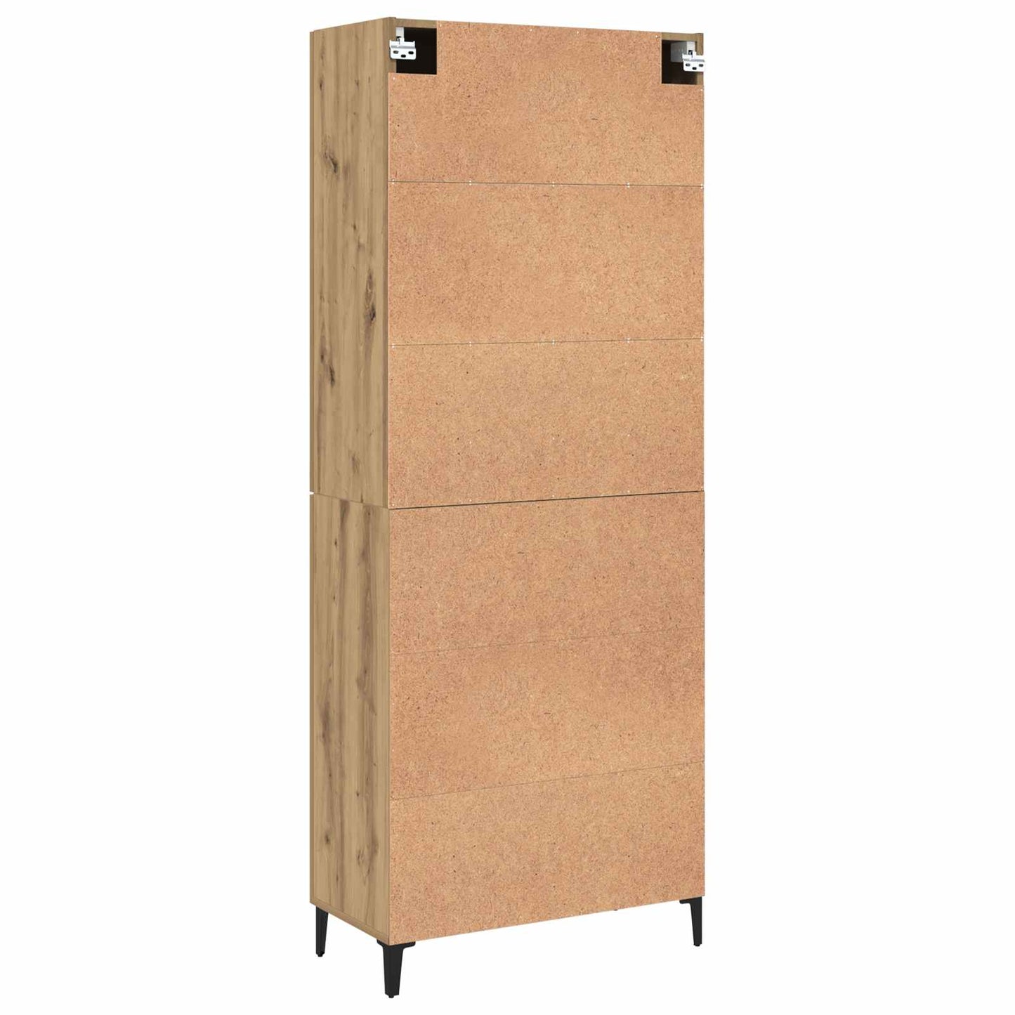 vidaXL Highboard 2 pcs Artisan Oak Επεξεργασμένο ξύλο