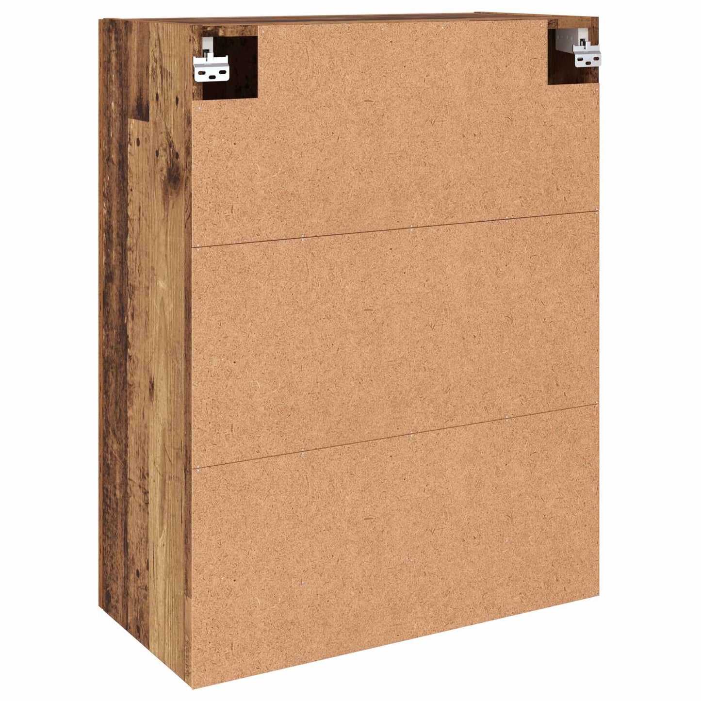 vidaXL Τοίχου Ντουλάπα Επιτοίχιο 2 pcs Παλιό ξύλο 69,5 x 34 x 90 εκ.