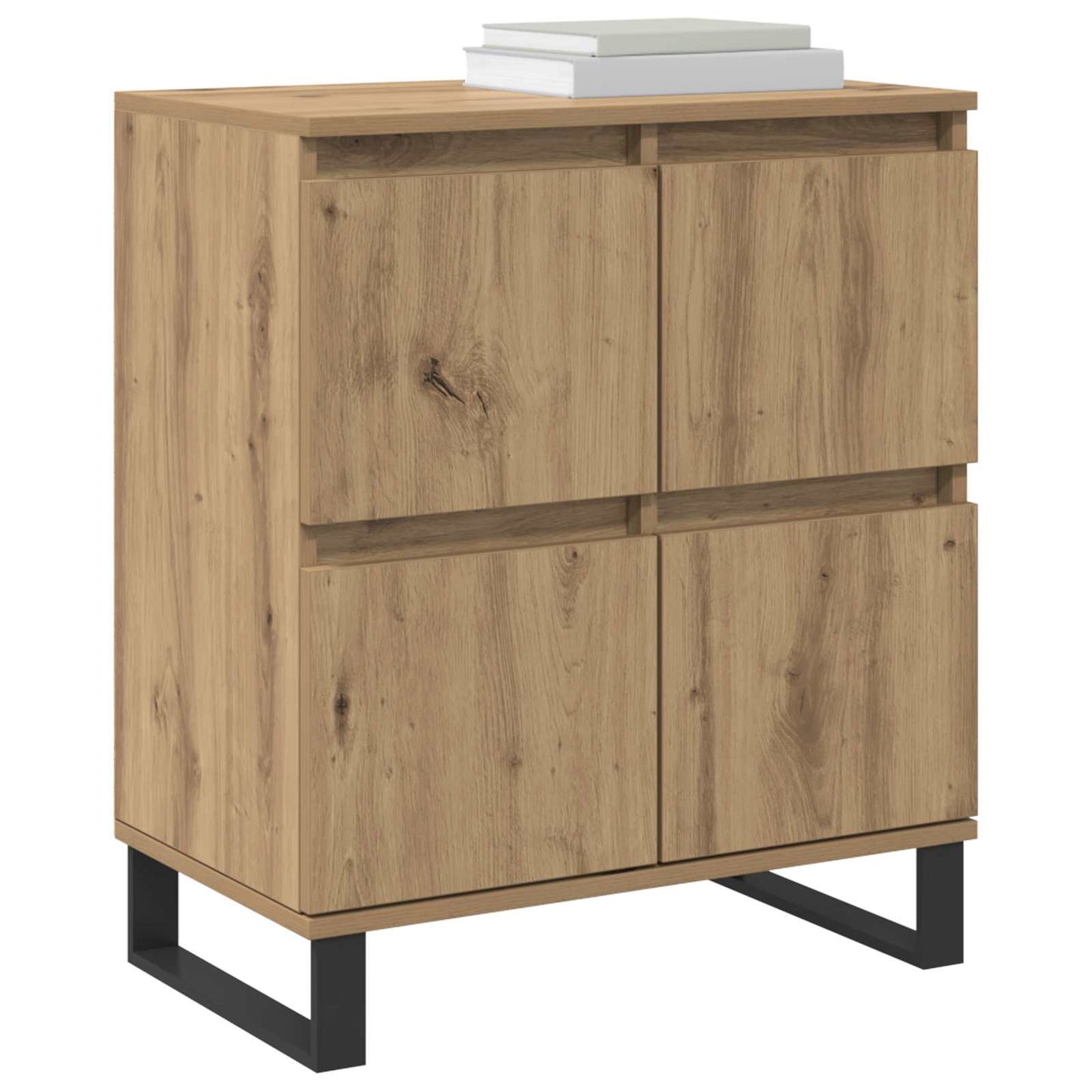 vidaXL Πλαϊνό γραφείο 3 pcs Artisan Oak 60 x 35 x 70 cm