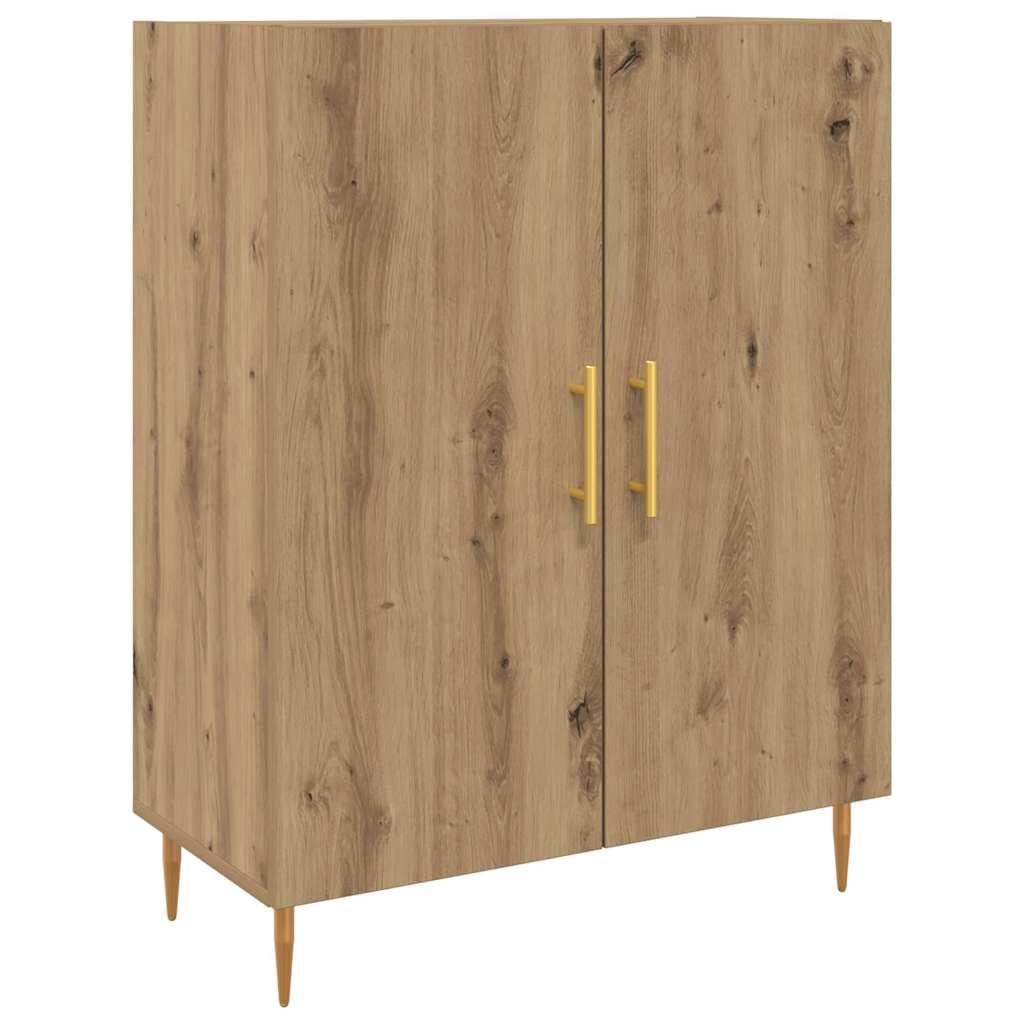 vidaXL Highboard artisan δρυς 69.5 x 34 x 180 εκ. Επεξεργασμένο ξύλο