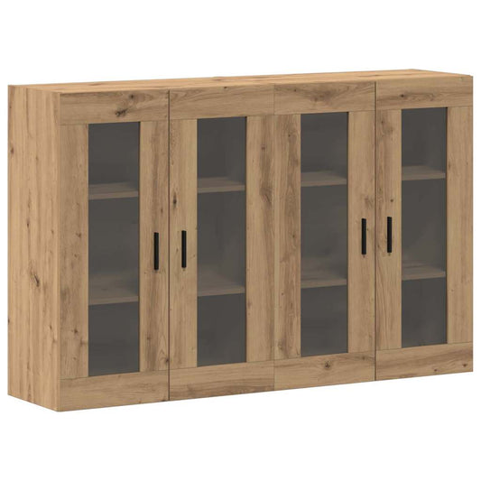 vidaXL Ντουλάπια Τοίχου 2 pcs artisan δρυς 69,5 x 34 x 90 εκ.