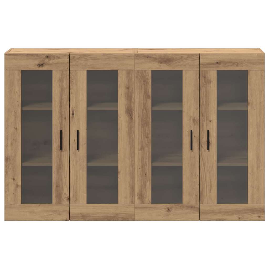vidaXL Ντουλάπια Τοίχου 2 pcs artisan δρυς 69,5 x 34 x 90 εκ.