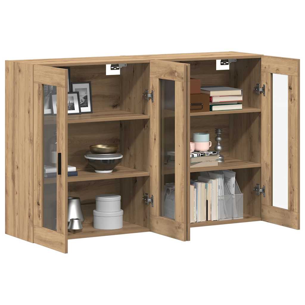 vidaXL Ντουλάπια Τοίχου 2 pcs artisan δρυς 69,5 x 34 x 90 εκ.