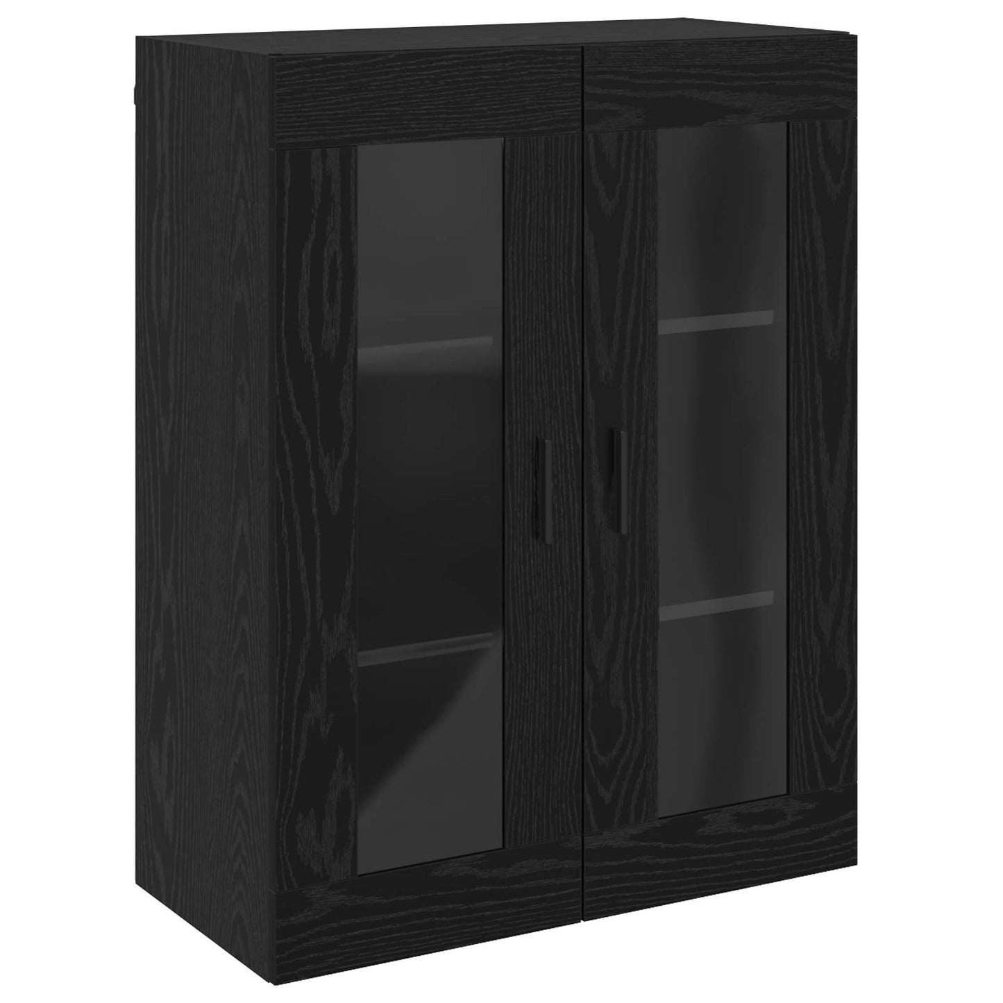 vidaXL Ντουλάπια Τοίχου 2 pcs Μαύρη δρυς 69,5 x 34 x 90 εκ.