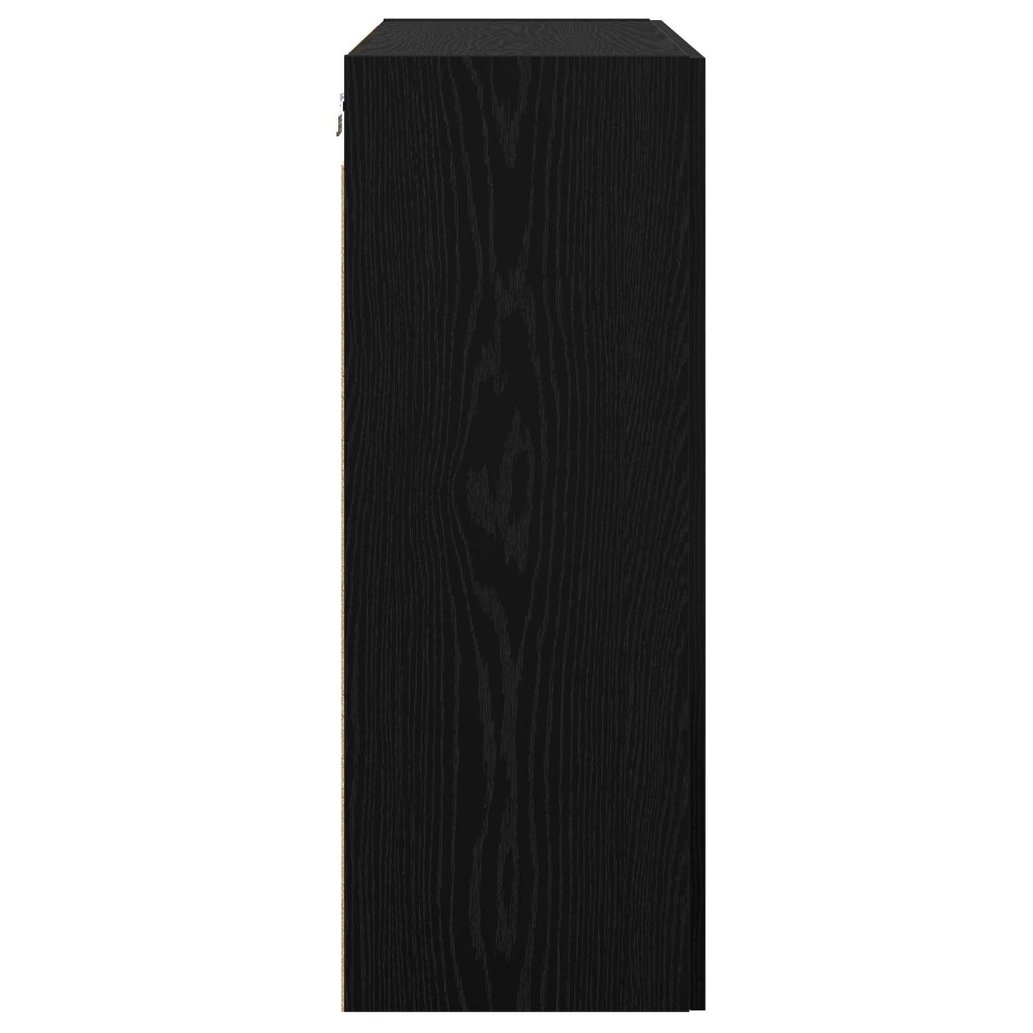 vidaXL Ντουλάπια Τοίχου 2 pcs Μαύρη δρυς 69,5 x 34 x 90 εκ.