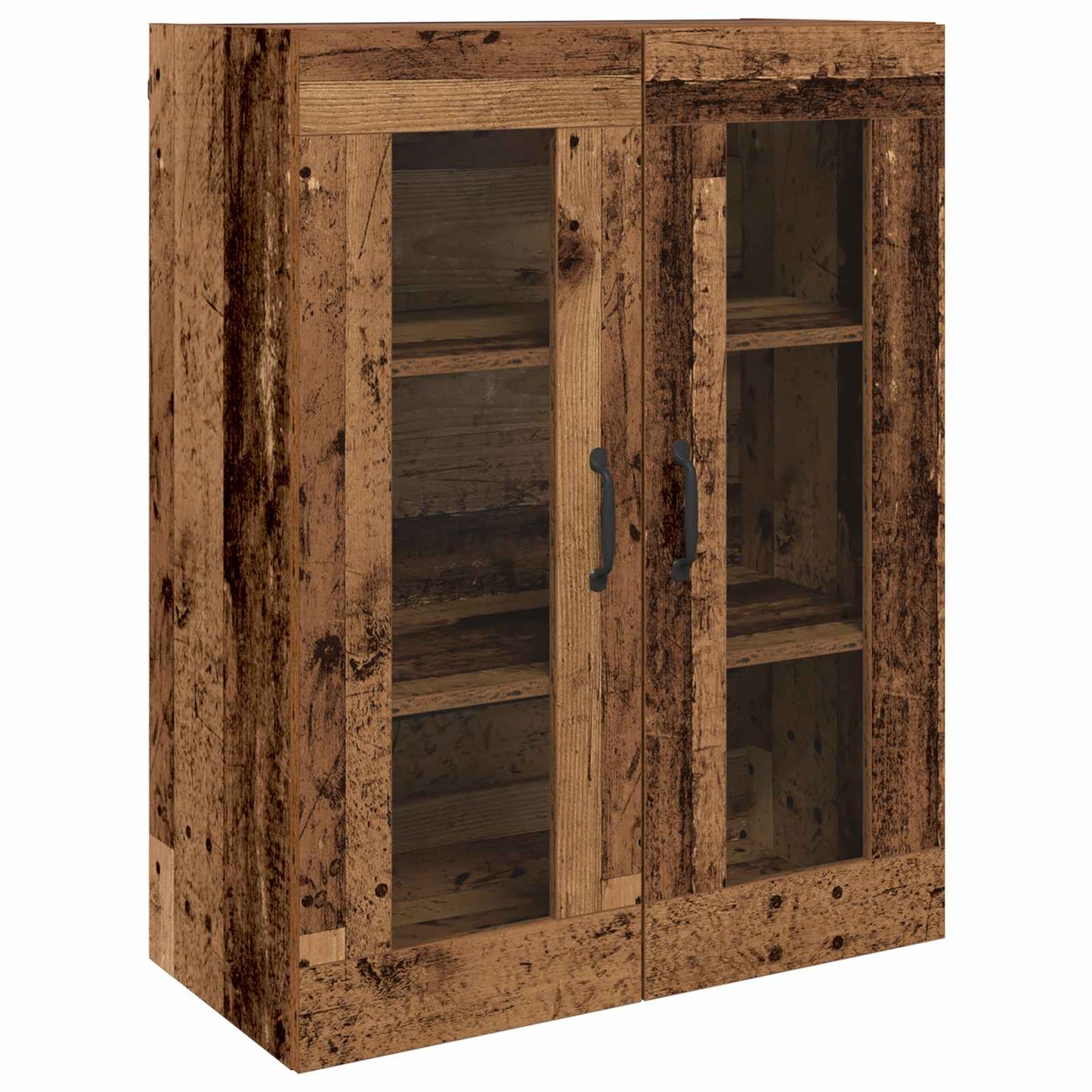 vidaXL Highboard 2 pcs Παλαιό ξύλο Επεξεργασμένο ξύλο