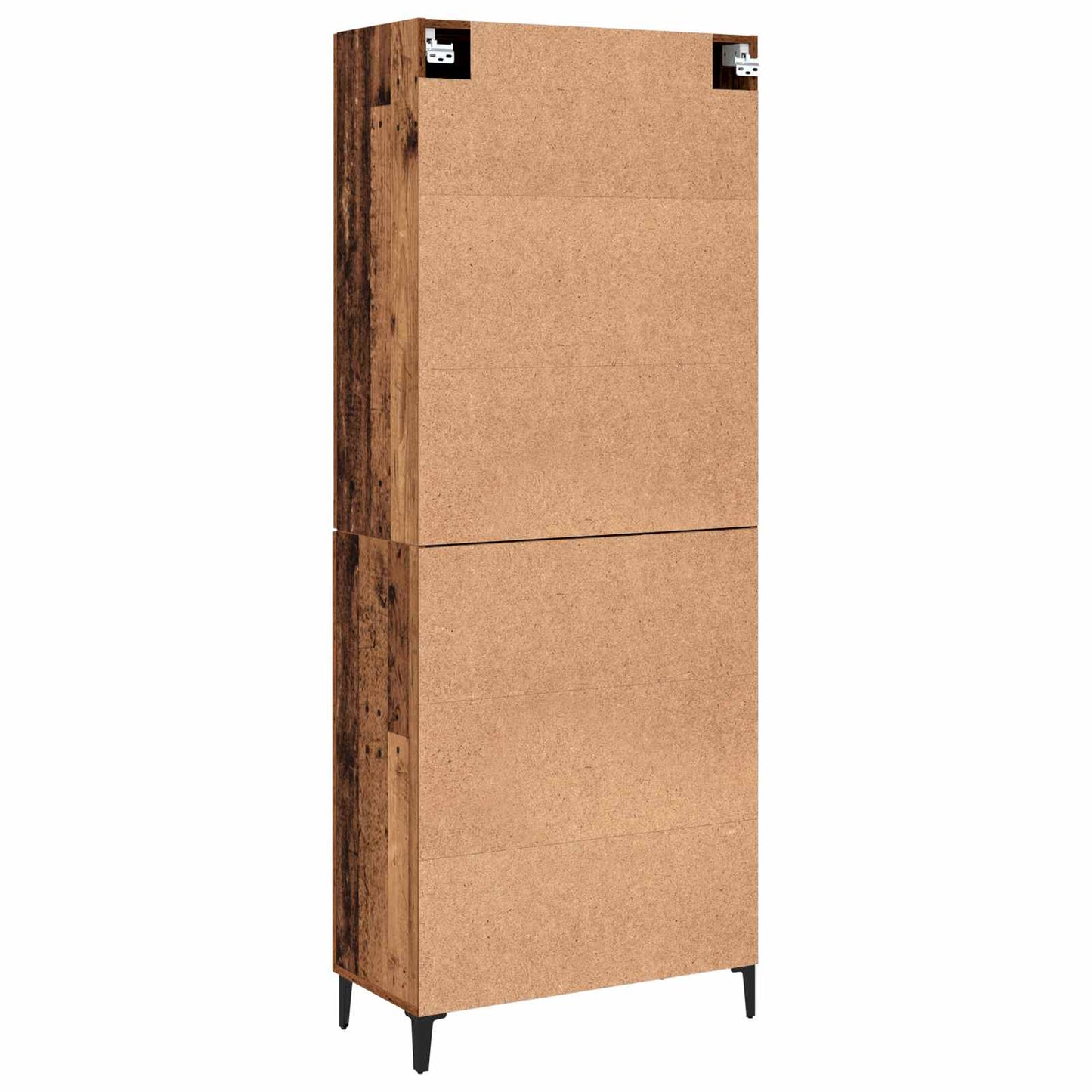 vidaXL Highboard 2 pcs Παλαιό ξύλο Επεξεργασμένο ξύλο