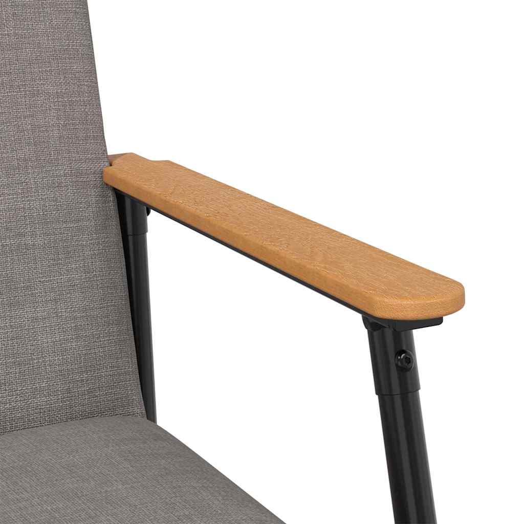 vidaXL Πολυθρόνα Taupe 59 x 75 x 78 εκ ύφασμα