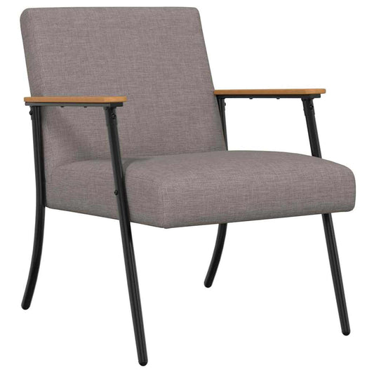 vidaXL Πολυθρόνα Taupe 59 x 75 x 78 εκ ύφασμα