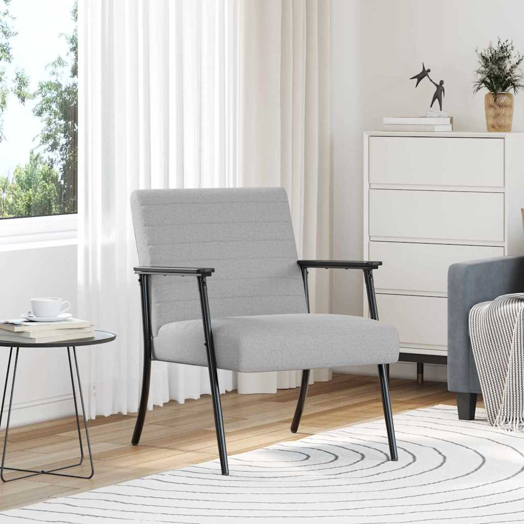 vidaXL Πολυθρόνα Σκίουρος Γκρί 59 x 75 x 78 εκ ύφασμα