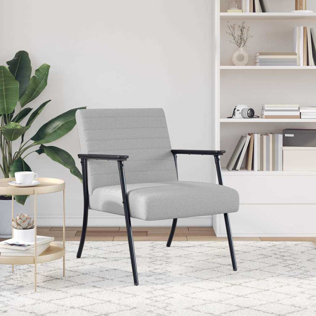 vidaXL Πολυθρόνα Σκίουρος Γκρί 59 x 75 x 78 εκ ύφασμα