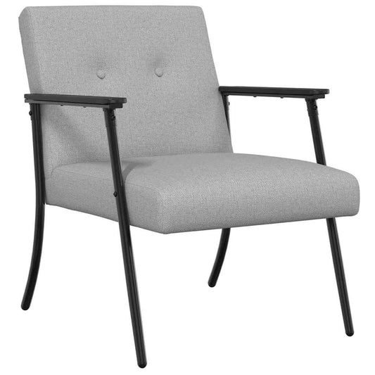 vidaXL Πολυθρόνα Σκίουρος Γκρί 59 x 75 x 78 εκ ύφασμα