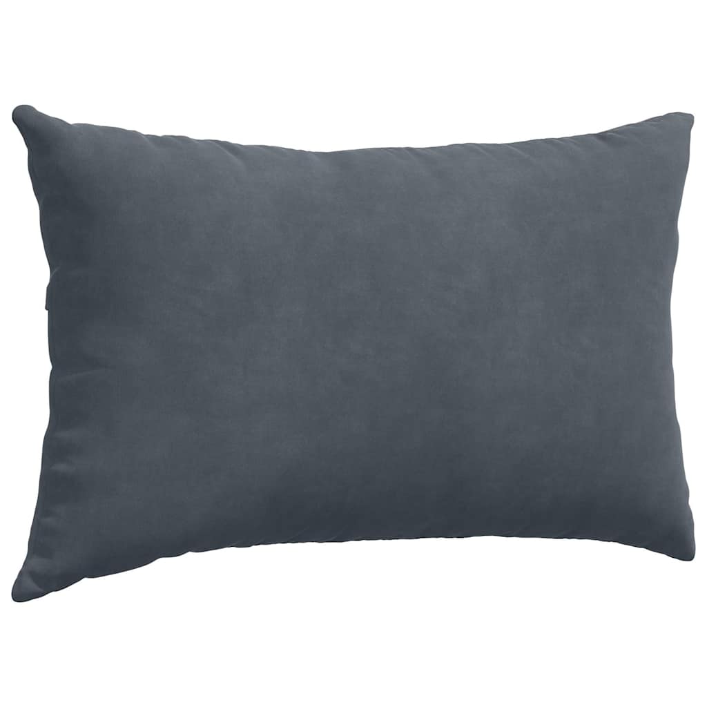 vidaXL Μαξιλάρι Καναπέ 2 pcs Σκούρο γκρι 50 x 30 cm