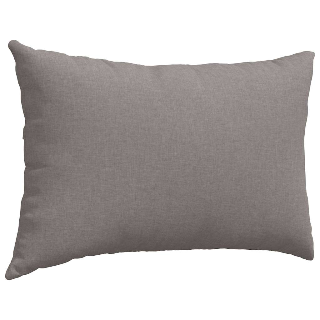 vidaXL Μαξιλάρι Καναπέ 2 pcs Taupe 60 x 40 cm ύφασμα