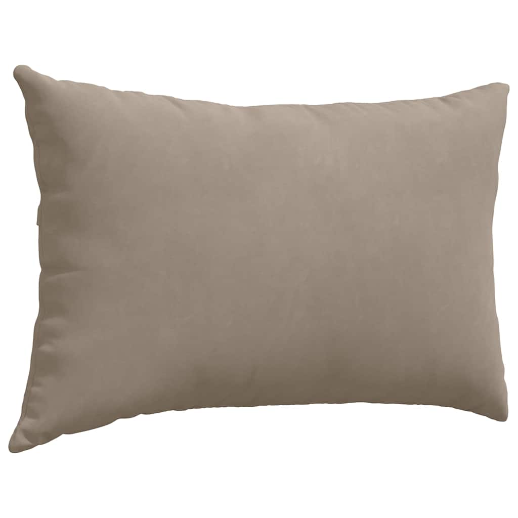 vidaXL Μαξιλάρι Καναπέ 2 pcs Taupe 60 x 40 cm ύφασμα
