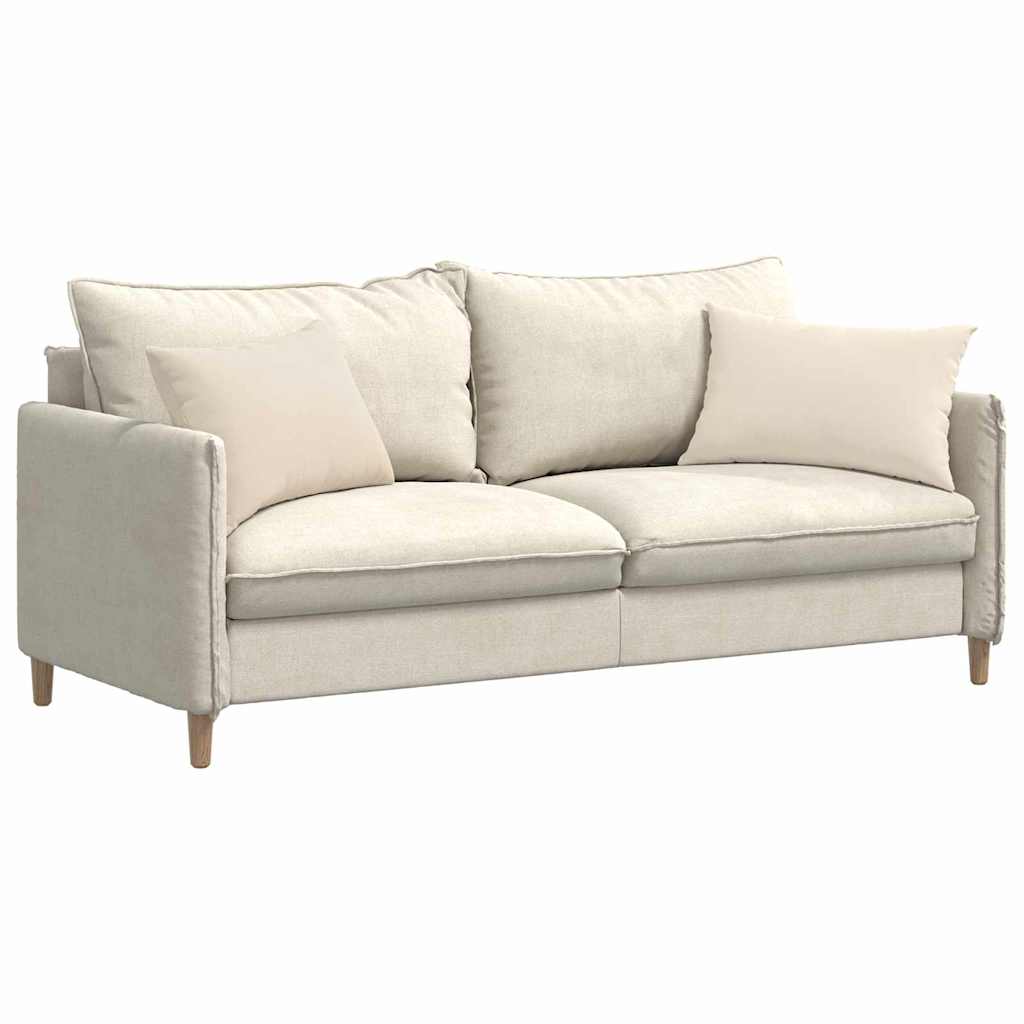 vidaXL Μαξιλάρι Καναπέ 2 pcs Μπεζ 60 x 40 cm ύφασμα