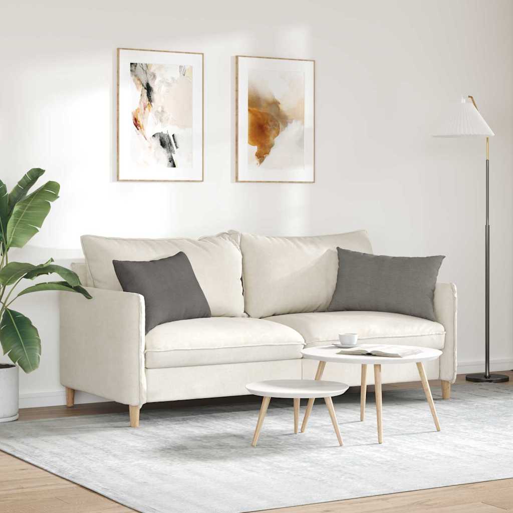 vidaXL Μαξιλάρι Καναπέ 2 pcs Ανοιχτό γκρι 60 x 40 cm