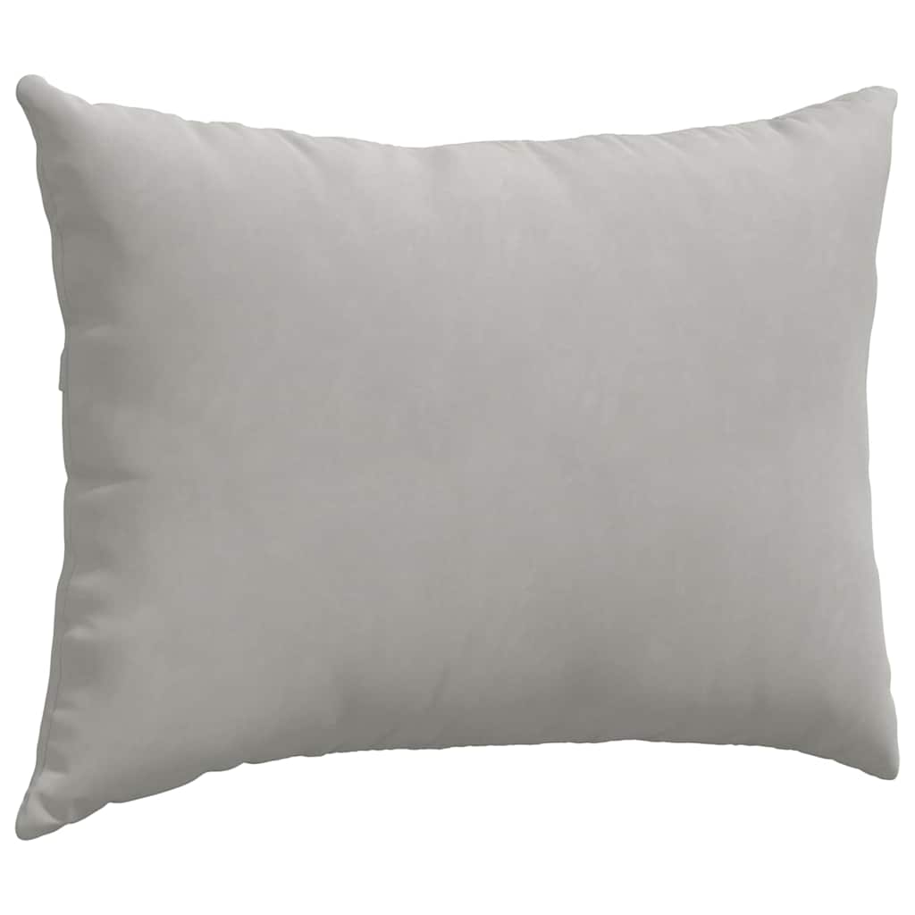 vidaXL Μαξιλάρι Καναπέ 2 pcs Ανοιχτό γκρι 70 x 50 cm ύφασμα